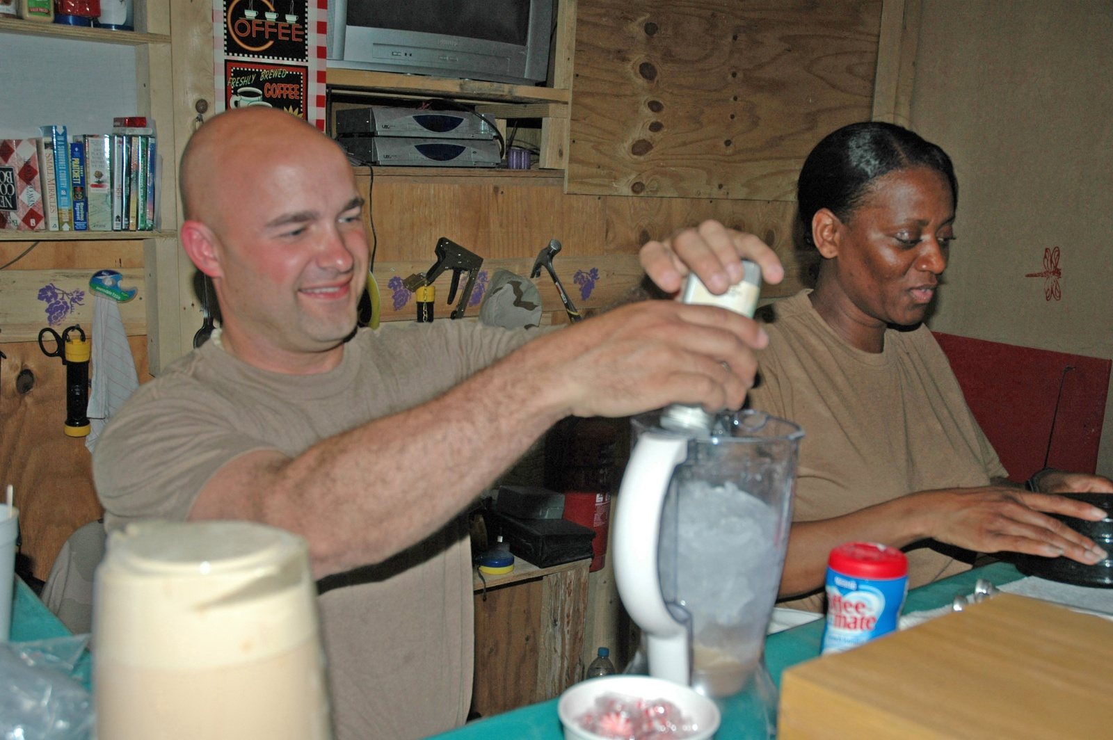 Army runs on coffee